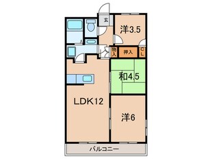 ロイヤルメゾン富士の物件間取画像